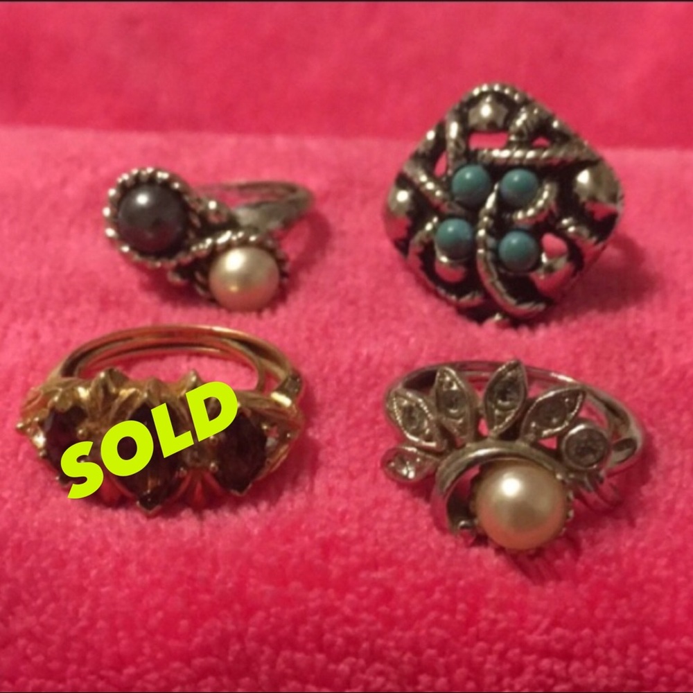 DONATED! 3 Vintage Avon Rings